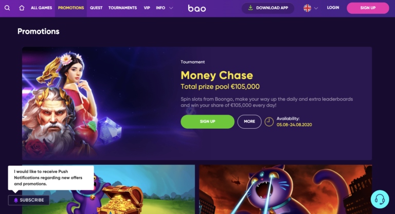 BaoCasino Review for Bitcoin Players