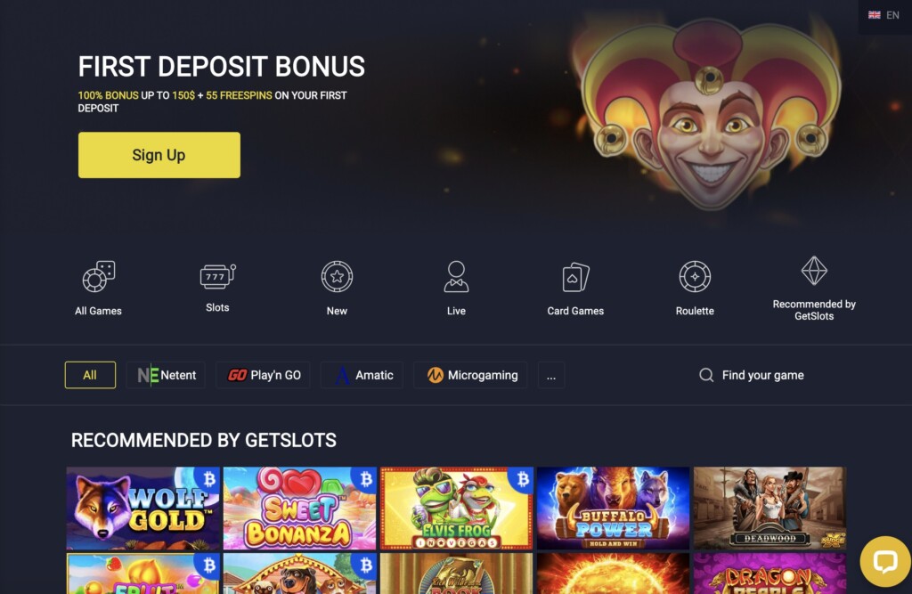 GetSlots Casino Review Play Top Games and More at GetSlots